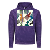 Cloud Purple afro combs seamless patterns Vintage Hoodie - BundleAndBundleShop
