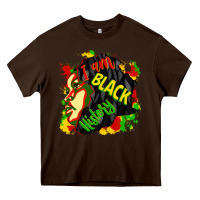 Chocolate Brown i am black history Heavy Core Tee - CowGirlArtShop