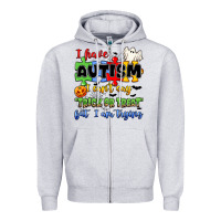 I Have Autism I Can't Say Trick Or Treat Zipper Hoodie | Teevron