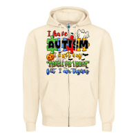 Sandshell i have autism i can't say trick or treat Zipper Hoodie - JahusDesignShop