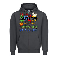 Smoke i have autism i can't say trick or treat Zipper Hoodie - JahusDesignShop