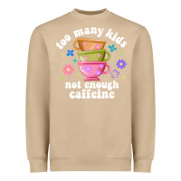 Mushroom too many kids not enough caffeine Heavyweight Sweatshirt - JahusDesignShop
