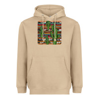 Mushroom cactus gemstone coaster Heavyweight Hoodie - JahusDesignShop