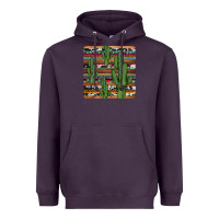 Plum cactus gemstone coaster Heavyweight Hoodie - JahusDesignShop