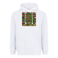 White cactus gemstone coaster Heavyweight Hoodie - JahusDesignShop