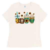 Bone yellowstone coffee cups Ladies Tee - OliviaCreatesArt