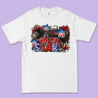 Oh My Stars Pig Premium Tee Designed By Cowgirlartshop