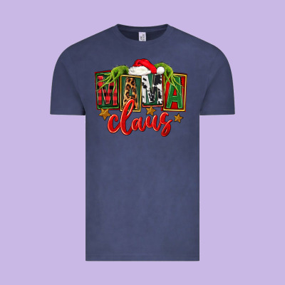 Christmas Mama Claus Mother's Day Vintage Tee Designed By Fadigitalartstudio