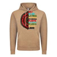 Vintage Coffee hispanic heritage month hand fan Vintage Hoodie - BundleAndBundleShop