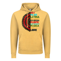 Vintage Mustard hispanic heritage month hand fan Vintage Hoodie - BundleAndBundleShop