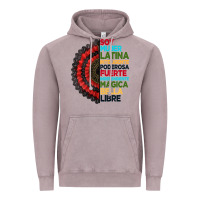 Vintage Zinc hispanic heritage month hand fan Vintage Hoodie - BundleAndBundleShop