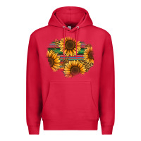 Cardinal sunflower leopard serape patch Premium Hoodie - Jasminsmagicworld