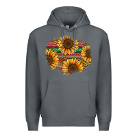 Rock sunflower leopard serape patch Premium Hoodie - Jasminsmagicworld