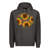 Smoke sunflower leopard serape patch Premium Hoodie - Jasminsmagicworld