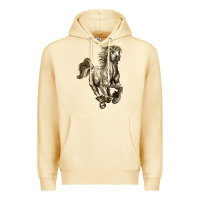 Pina Colada percheron horse Premium Hoodie - LillyAllenDesigns