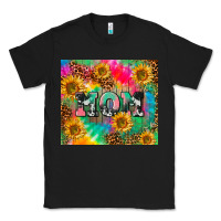 Black Mom rainbow sunflower Classic Tee - CowGirlArtShop