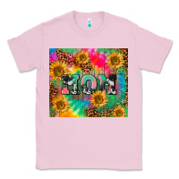 Bubblegum Pink Mom rainbow sunflower Classic Tee - CowGirlArtShop
