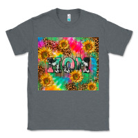 Charcoal Heather Mom rainbow sunflower Classic Tee - CowGirlArtShop