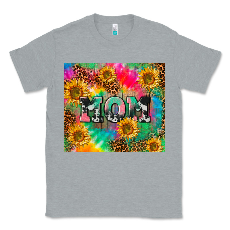 Mom Rainbow Sunflower Classic Tee by CowGirlArtShop | Teevron