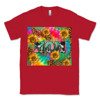 Red Mom rainbow sunflower Classic Tee - CowGirlArtShop