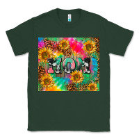 Sports Green Mom rainbow sunflower Classic Tee - CowGirlArtShop