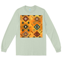 Matcha native american aztec seamless pattern 4 Long Sleeve Tee - BundleAndBundleShop