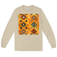 Mushroom native american aztec seamless pattern 4 Long Sleeve Tee - BundleAndBundleShop