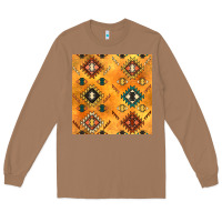 Toasted Coconut native american aztec seamless pattern 4 Long Sleeve Tee - BundleAndBundleShop