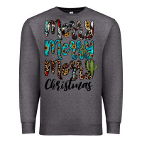 Charcoal Heather merry christmas Premium Sweatshirt - JahusDesignShop