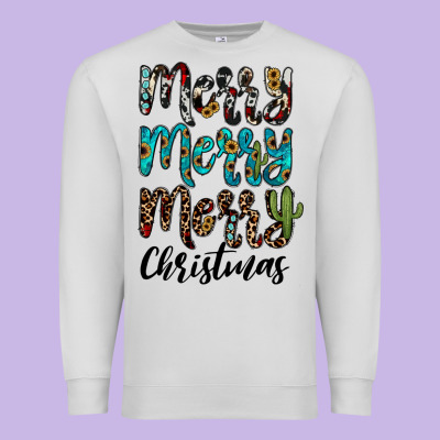 Merry Christmas Premium Sweatshirt Designed By Jahusdesignshop