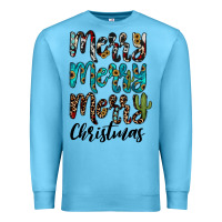 Ocean Blue merry christmas Premium Sweatshirt - JahusDesignShop