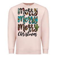 Pale Pink merry christmas Premium Sweatshirt - JahusDesignShop