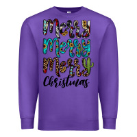 Purple merry christmas Premium Sweatshirt - JahusDesignShop