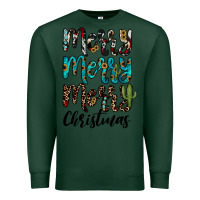 Sports Green merry christmas Premium Sweatshirt - JahusDesignShop