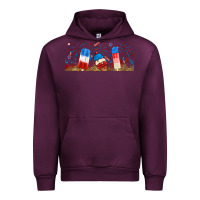 Mauve Wine fourth of july popsicle Urban Hoodie - RanaPortraitStore
