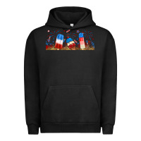Pigment Black fourth of july popsicle Urban Hoodie - RanaPortraitStore