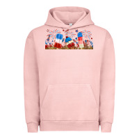 Pigment Salmon fourth of july popsicle Urban Hoodie - RanaPortraitStore