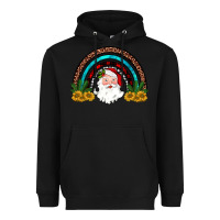 Black santa rainbow Heavyweight Hoodie - JahusDesignShop