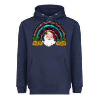 Navy santa rainbow Heavyweight Hoodie - JahusDesignShop