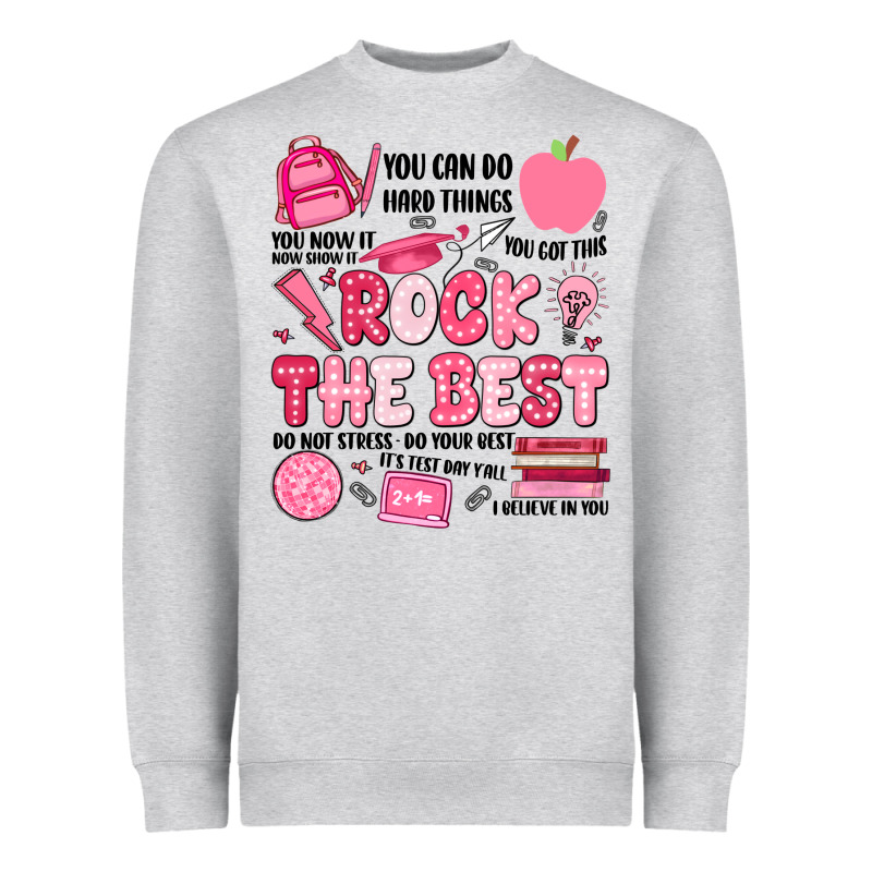 Rock The Best Heavyweight Sweatshirt by JahusDesignShop | Teevron