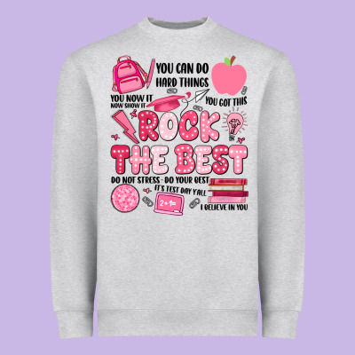 Rock The Best Heavyweight Sweatshirt Designed By Jahusdesignshop