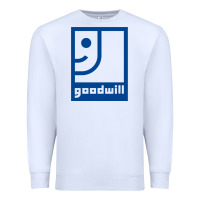 White Goodwill Premium Sweatshirt - maiPhamDesign