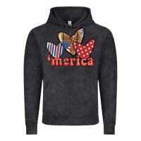 Vintage Black merica 4th of july hearts Vintage Hoodie - BundleAndBundleShop