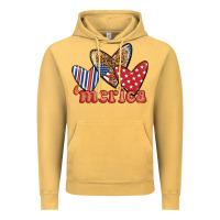 Vintage Mustard merica 4th of july hearts Vintage Hoodie - BundleAndBundleShop