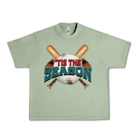 Oil Green 'tis the season baseball Urban Heavy Tee - FaDigitalArtStudio