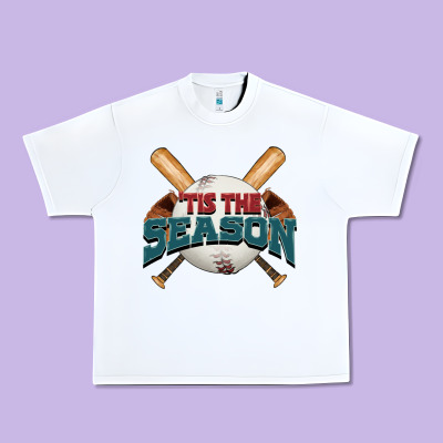 'tis The Season Baseball Urban Heavy Tee Designed By Fadigitalartstudio
