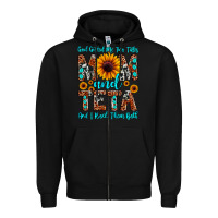 Black god gifted me two titles mom and teta and i rock t Zipper Hoodie - JahusDesignShop