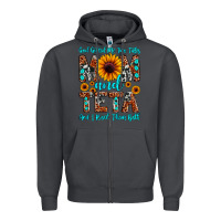 Smoke god gifted me two titles mom and teta and i rock t Zipper Hoodie - JahusDesignShop