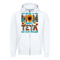 White god gifted me two titles mom and teta and i rock t Zipper Hoodie - JahusDesignShop