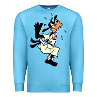 Ocean Blue day gift for cartoon goofy character Premium Sweatshirt - maiPhamDesign